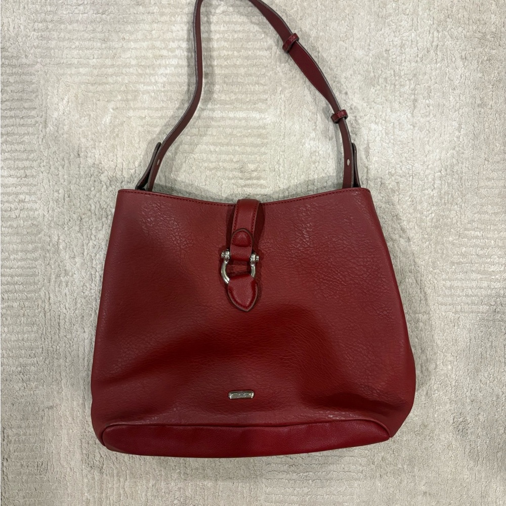 Chaps Leather Shoulder Bag